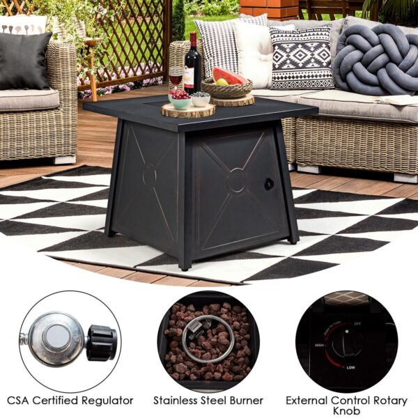 Costway 5PCS Patio Rattan Furniture Set 30 6